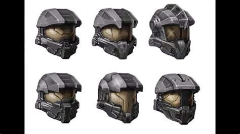 Concept Art For Master Chiefs Helmet In Halo 4 What The Heck Are These