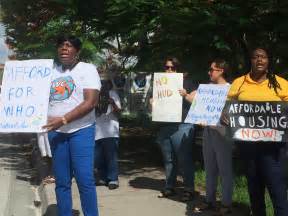 Residents Rally In Overtown To Demand Affordable Housing | WLRN