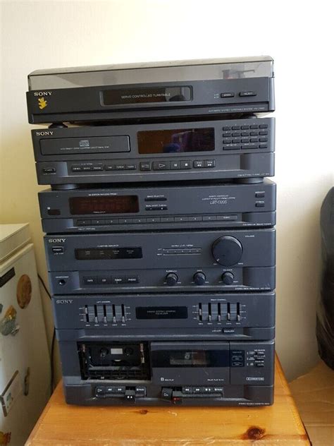 Sony Stereo Stacking Hi Fi System With Record Deck In Southampton
