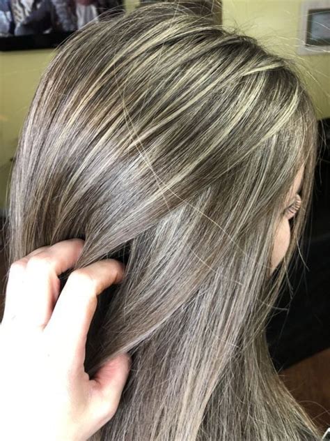 77 Best Hair Highlights Types Colors Products And Ideas Gray Hair