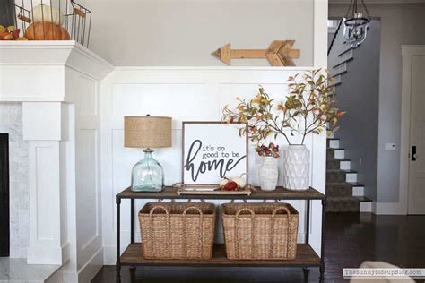 23 Amazing Ways To Style Your Console Table With Fall Decor