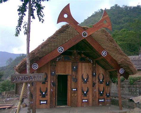 Naga Hut Nagaland India Nagaland Cultural Architecture Vernacular