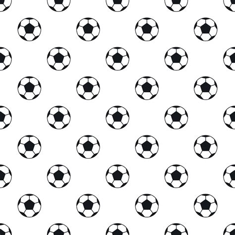 Soccer Ball Pattern Simple Style 14987422 Vector Art At Vecteezy