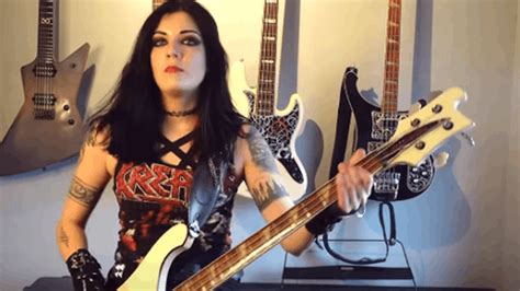 watch mercyful fate and fury bassist becky baldwin covers testament s souls of black music