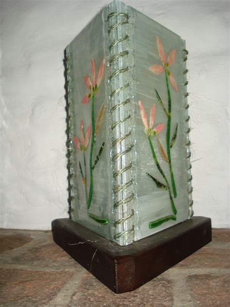 Lampara En Vitrofusion Glass Art Fused Glass