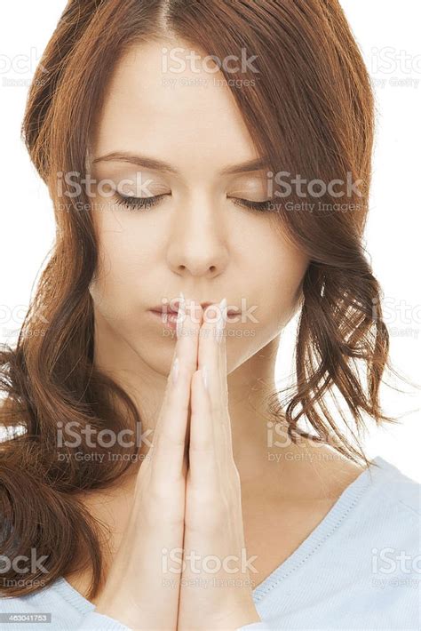 Picture Of Young Praying Woman Stock Photo Download Image Now