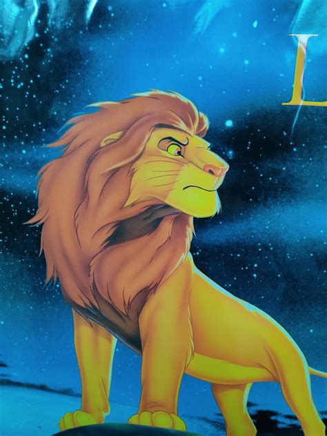 Vintage Posters 1990 To 1999 Lion King 1994 Landscape Poster