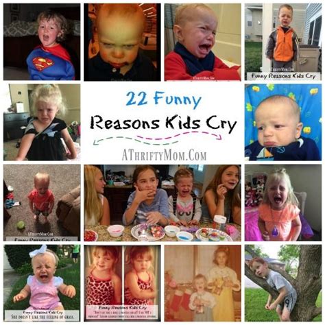 My Kid Lost It Today 22 Funny Reasons Kids Cry Reasons Kids Cry