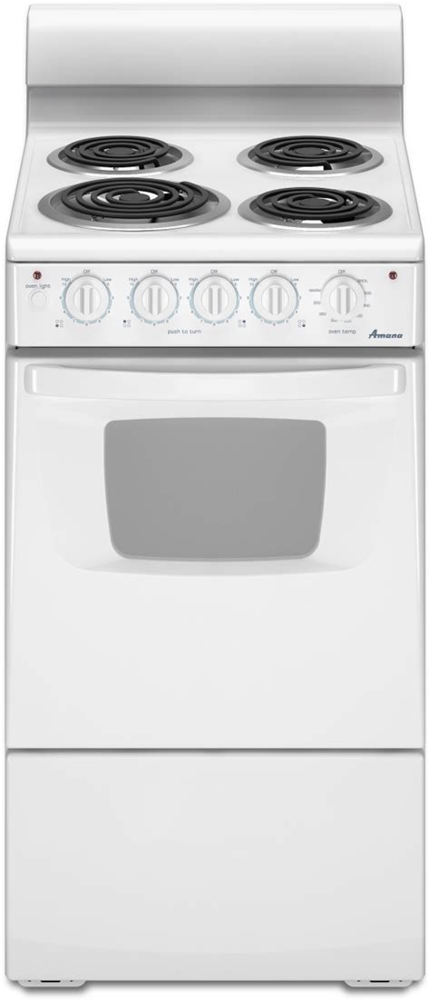Amana® 20 White Free Standing Electric Range Mvb Appliance