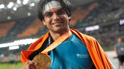 Neeraj Chopra Wins Historic Worlds Gold With 8817m Throw In Javelin