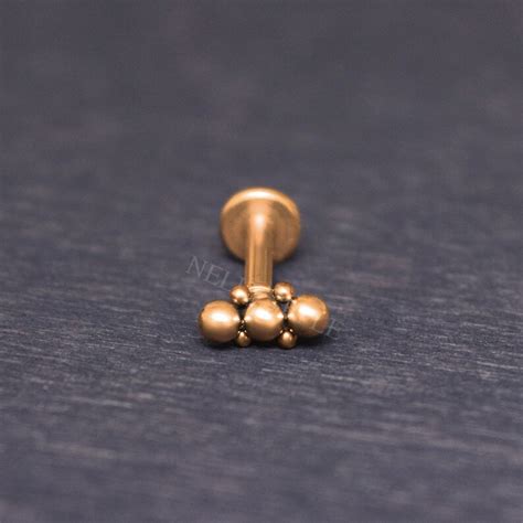 Surgical Steel Labret Cartilage Stud Earring Tragus Etsy