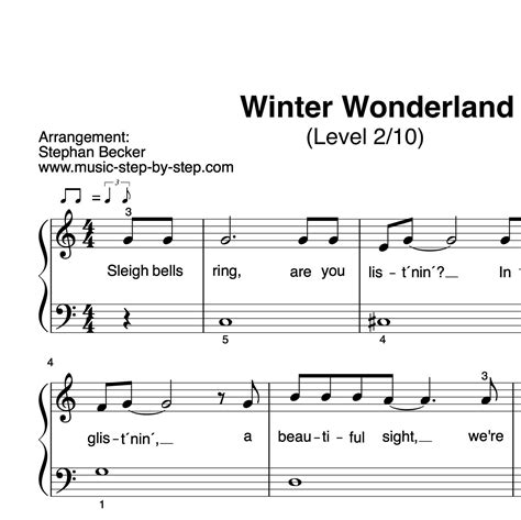Winter Wonderland Für Klavier Leicht Aufnahme