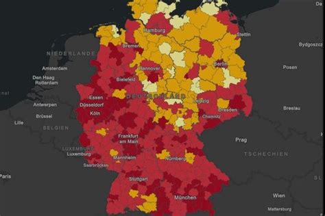 Unsere karte bildet die inzidenzwerte in den landkreisen der fünf norddeutschen länder ab. Liste der Corona-Risikogebiete in Deutschland: Tageskarte