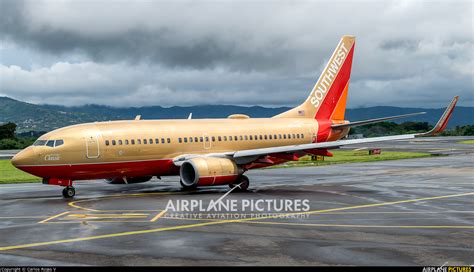 N714cb Southwest Airlines Boeing 737 700 At San Jose Juan