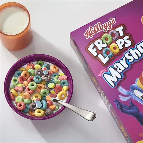 kellogg s froot loops breakfast cereal original with marshmallows excellent source of vitamin