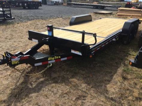 Big Tex 14tl 20 Split Deck 14k Equipment Tilt Trailer 6049