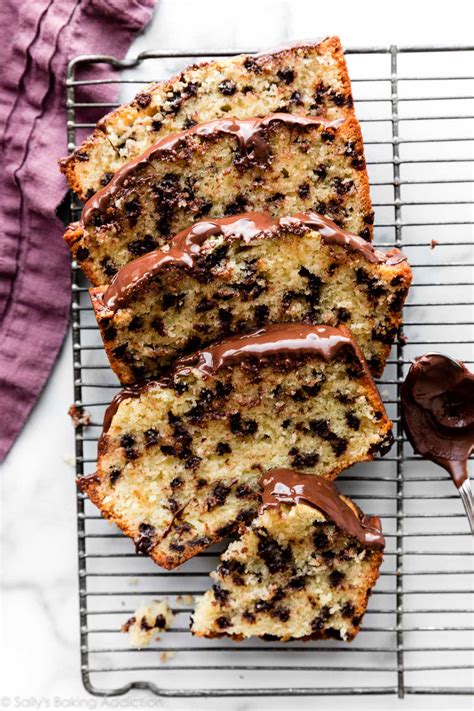 Chocolate Chip Loaf Cake Recipe Video Sallys Baking Addiction