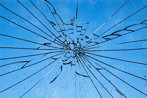 Cracked And Abstract Glass Texture Transparent Material Backdrop