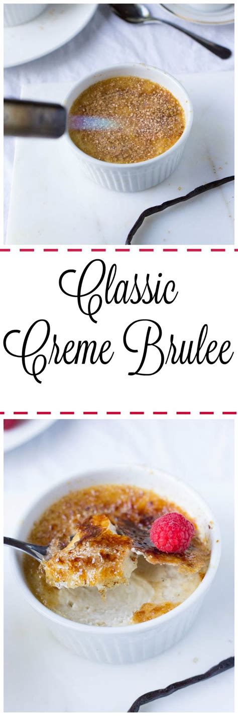 Thorough mixing and slow, gentle cooking (thanks to the water bath) ensures the right texture. Classic Creme Brulee | Recipe | Healthy dessert recipes ...