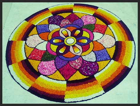 Rangoli is one of the most popular traditional art form in india. Onam : The Ten Days of Celebration