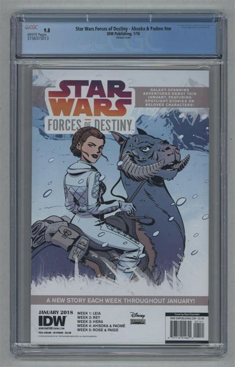 Star Wars Forces Of Destiny Ahsoka And Padme 1 Variant Idw Low Print Run