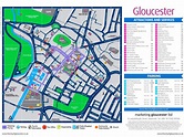 Gloucester sightseeing map