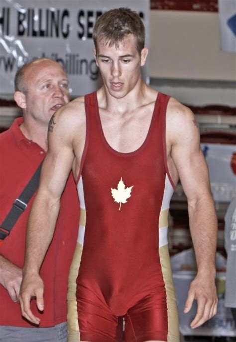 Canadian Bulge Wrestling Singlet Athlete Athletic Men