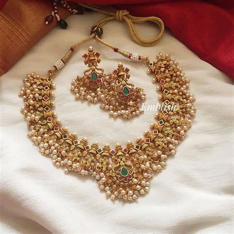 Beautiful Guttapusalu Set From Emblishcoimbatore Gold Jewelry