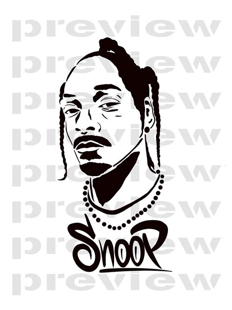 Snoop Dogg Stencil Ubicaciondepersonascdmxgobmx