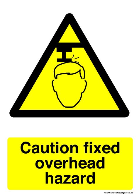Danger Overhead Crane Warning Sign Health And Safety