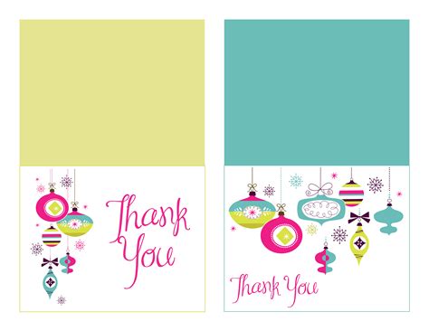 Fully customizable designs, starting at $1.29. Printable Christmas Thank You Cards {3 Designs to Choose From}