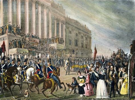 Posterazzi Harrison Inauguration 1841 The Inauguration Of William