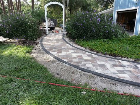 Pin By Natalie Bigler On Outside Concrete Landscape Edging Landscape