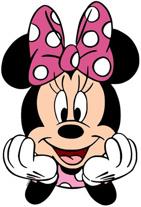 Turma Do Mickey Minnie Rosa Rosto 2 Png Imagens E Moldes Com Br 4F1