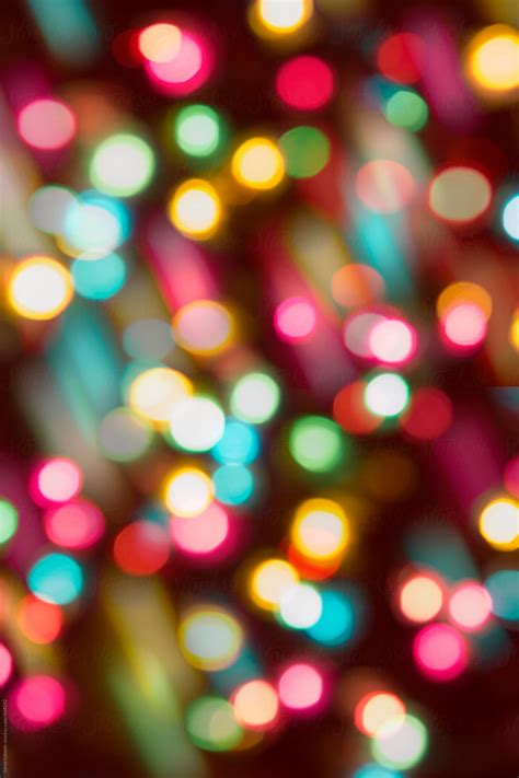 Colorful Party Lights In Blur Background By Stocksy Contributor