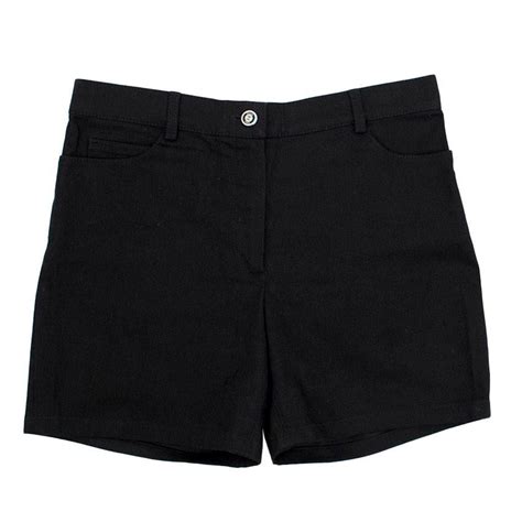 Chanel Black High Waisted Shorts Size Us 0 2 At 1stdibs Chanel