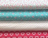 Moda ‘First Romance’ Collection 100% Cotton fabrics by the half metre ...