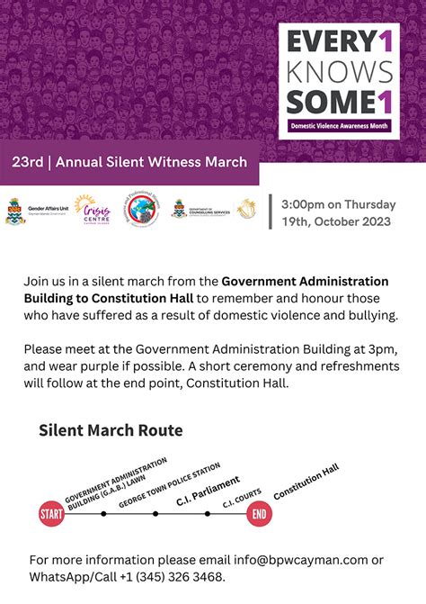 bpw calls for participation in the 23rd annual silent witness march