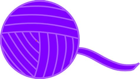 Purple Ball Of Yarn Clip Art At Vector Clip Art Online