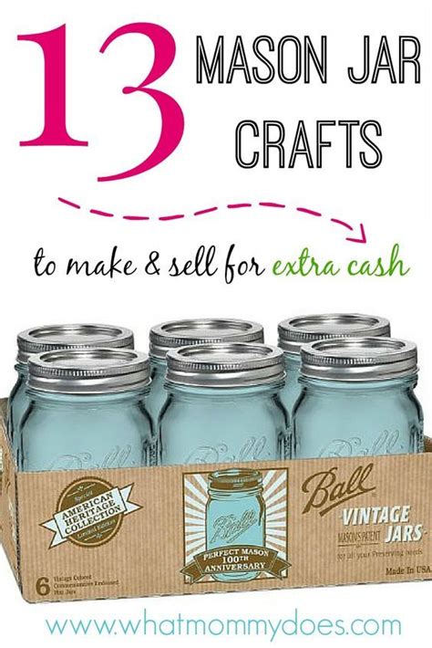 13 Mason Jar Crafts To Make And Sell For Extra Cash Mason