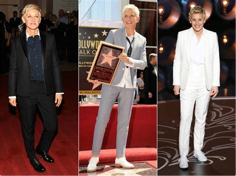 Best Suit Looks A Look At Ellen Degeneres Celebrity Fashion Style