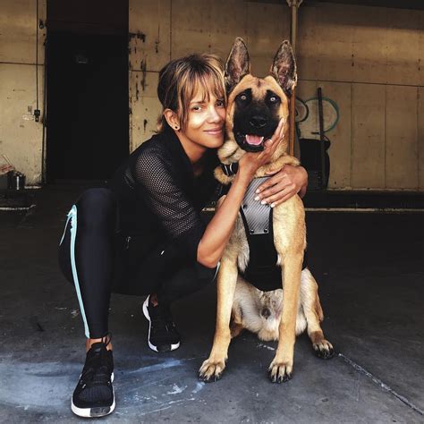 Halle Berry Posa Junto A Los Perros De John Wick Y Revela El Poster De John Wick Esto Tambi N