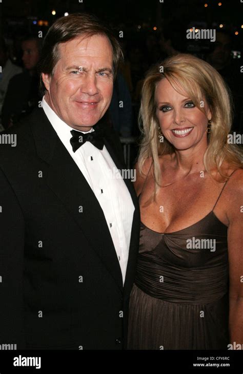 May 08 2007 New York Ny Usa Nfl Coach Bill Belichick And Wife At