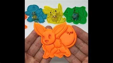 Make Eevee With Play Doh Molds Pokémon Surprise Toys Shorts Youtube