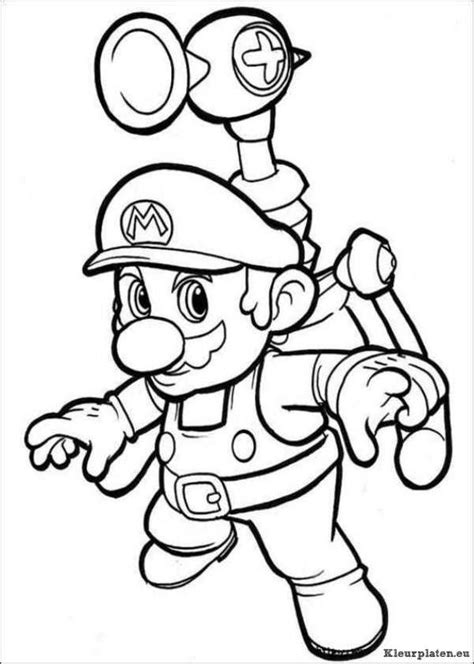 840 x 809 png pixel. Super Mario Bros Kleurplaten | Kleurplaten.eu