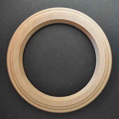 Unfinished Circular Wood Frame