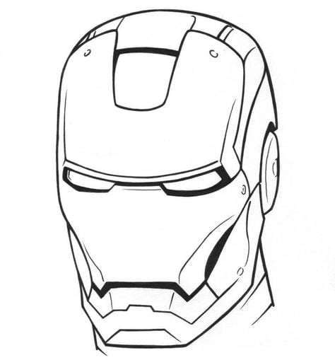 Detail Gambar Mewarnai Iron Man Koleksi Nomer 10