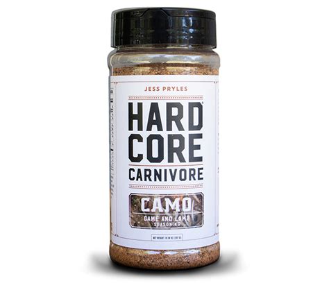 Hardcore Carnivore Camo Bbq Rub Hp Fire