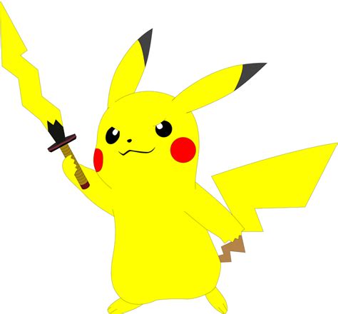 Ashs Pikachu Wielding A Sword By Superherotimefan On Deviantart