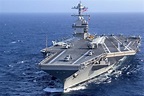 USS Gerald R. Ford, A first-in-class US Navy supercarrier deploys for ...